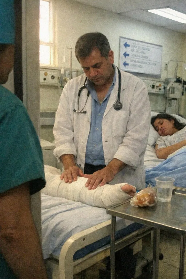 Soy el médico en este pasillo, y mañana le QUITAN la pierna a Elena porque confié más en sus exámenes perfectos que en sus pies entumecidos.